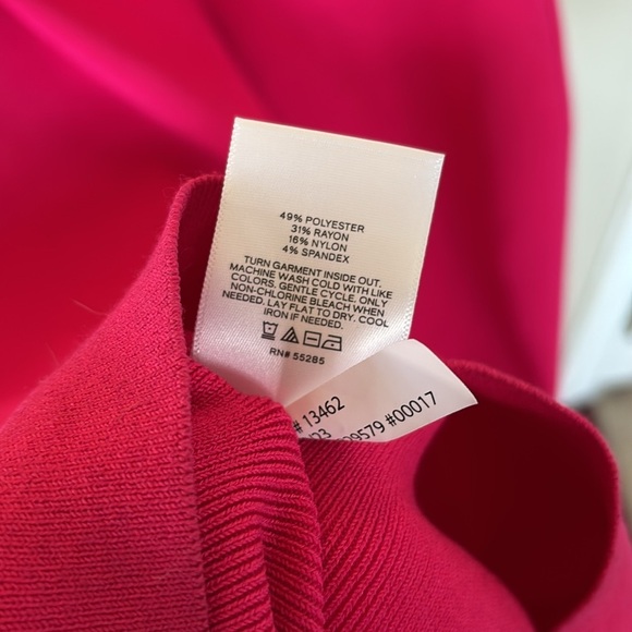 Express Body Contour Colorblock Bodycon Stretch Sleeveless Midi Dress Twist - Picture 10 of 11